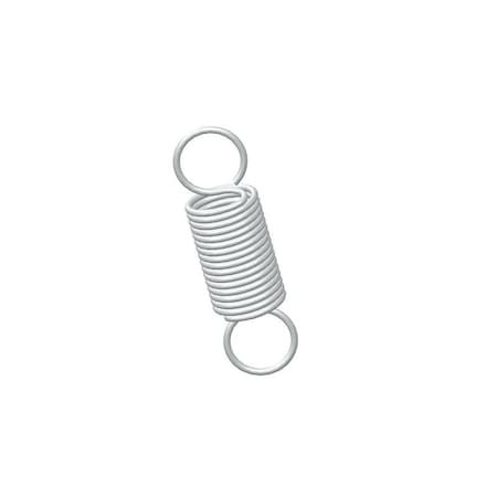 Extension Spring, O= .359, L= 1.25, W= .034